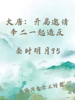 大唐：开局邀请李二一起造反