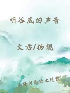 听谷底的声音